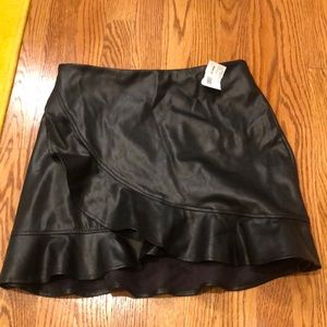Black leather ruby and Jenna skirt